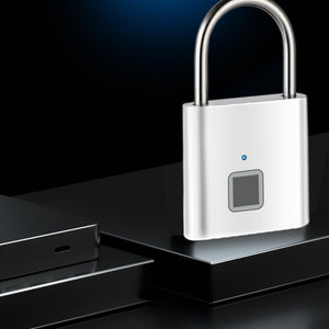 Server Kitchen Outdoor Waterproof Smart Fingerprint Padlock – Biometric Security Lock for Gym,