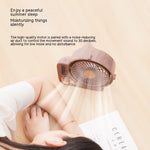 Stay Cool & Refreshed with the 3-in-1 Desktop Spray Humidifier Fan!