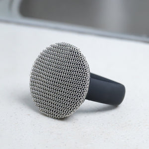 The Ultimate Cast Iron Cleaning Solution – 316 Stainless Steel Chainmail Scrubber