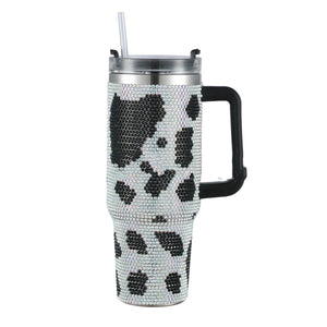 Ultimate Hydration Meets Premium Style – 40oz Diamond Stainless Steel Insulated Cup