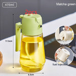 2-in-1 Oil Sprayer & Pour Bottle – Smart, Stylish, and Healthy Cooking!