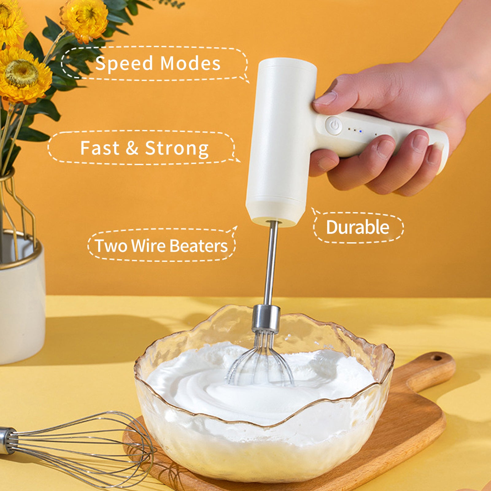 Effortless Mixing & Whisking with the Electric Hand Mixer
