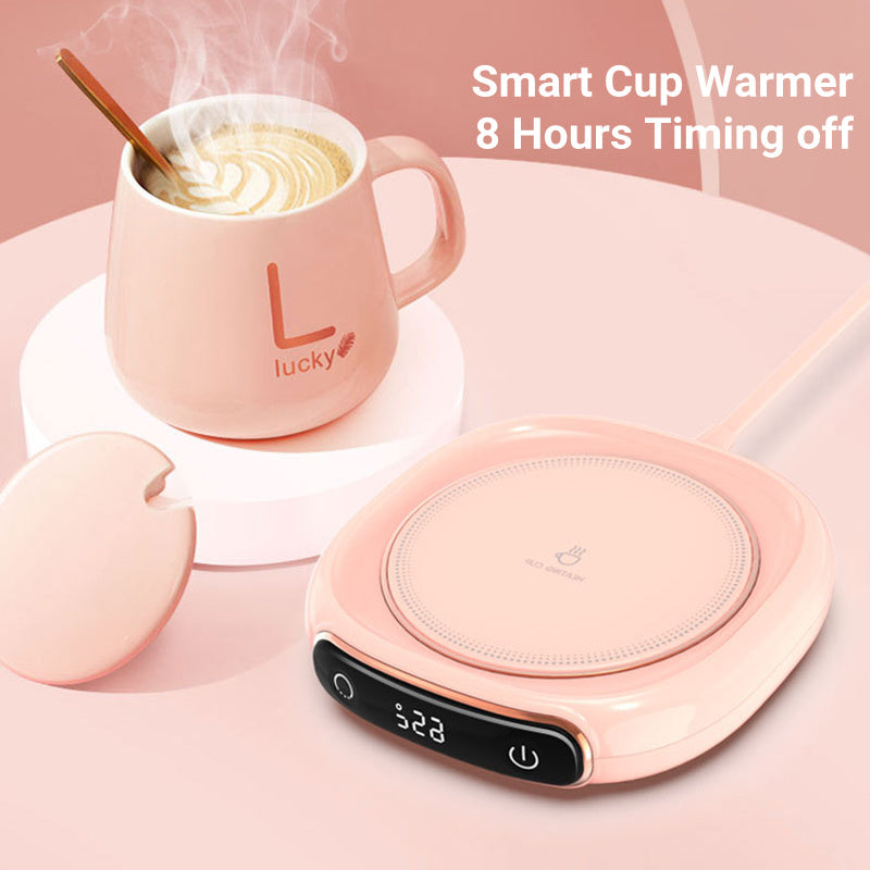 Electric Heating Coaster Pad with Constant Temperature Control for Tea, Coffee, Milk & Desktop Use