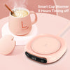 Electric Heating Coaster Pad with Constant Temperature Control for Tea, Coffee, Milk & Desktop Use