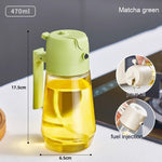 2-in-1 Oil Sprayer & Pour Bottle – Smart, Stylish, and Healthy Cooking!