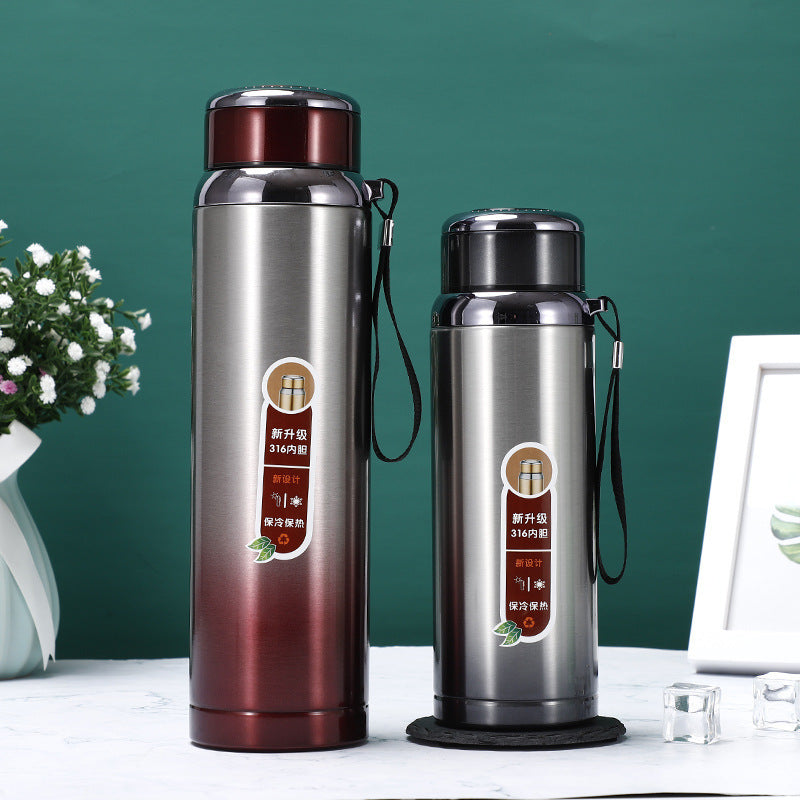 Portable Stainless Steel Vacuum Cup with Handle
