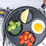 4-Cup Nonstick Egg & Pancake Pan