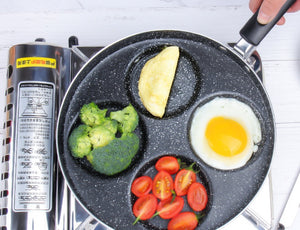 4-Cup Nonstick Egg & Pancake Pan