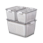 Maximize Freshness & Space with the Large Capacity Refrigerator Storage Box!