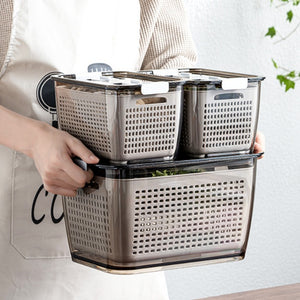 Maximize Freshness & Space with the Large Capacity Refrigerator Storage Box!