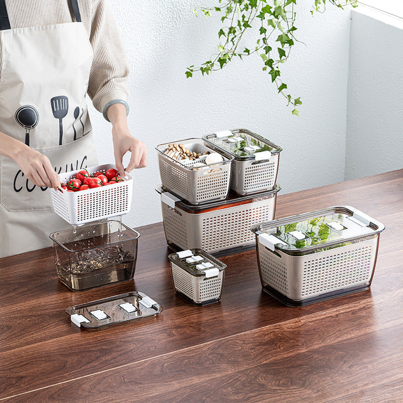 Maximize Freshness & Space with the Large Capacity Refrigerator Storage Box!