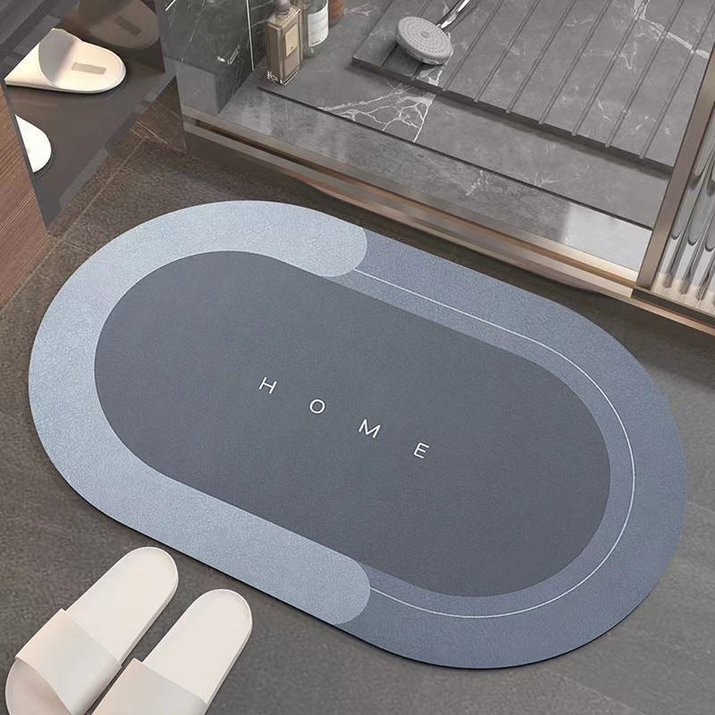 Absorbent Diatom Ooze Soft Cushion Foot Mat – Quick-Drying & Stylish Comfort