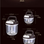 Streamline Your Meal Prep with the Manual Meat Grinder & Vegetable Cutter