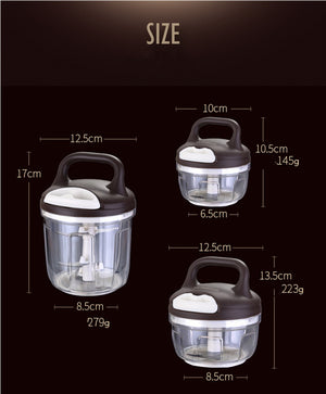 Streamline Your Meal Prep with the Manual Meat Grinder & Vegetable Cutter