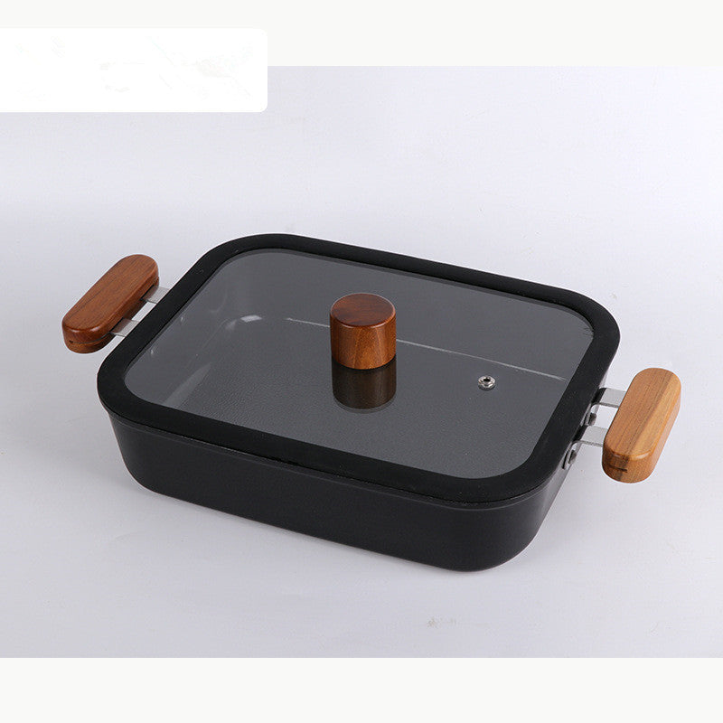 Ceramic Non-Stick Stew Pot - Multi-Functional Hot Pot with Lid