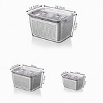 Maximize Freshness & Space with the Large Capacity Refrigerator Storage Box!