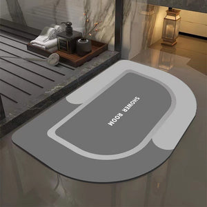 Absorbent Diatom Ooze Soft Cushion Foot Mat – Quick-Drying & Stylish Comfort