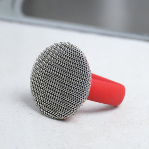 The Ultimate Cast Iron Cleaning Solution – 316 Stainless Steel Chainmail Scrubber