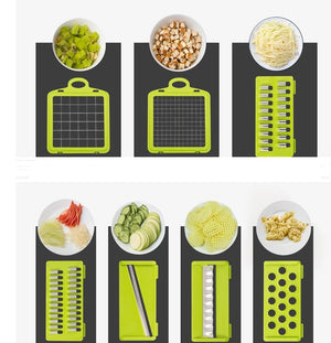 Transform Your Meal Prep with the 7-in-1 Multifunctional Vegetable Cutter