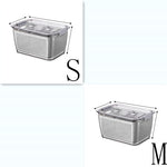 Maximize Freshness & Space with the Large Capacity Refrigerator Storage Box!