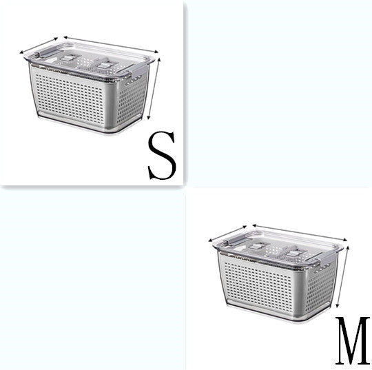 Maximize Freshness & Space with the Large Capacity Refrigerator Storage Box!