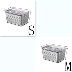Maximize Freshness & Space with the Large Capacity Refrigerator Storage Box!
