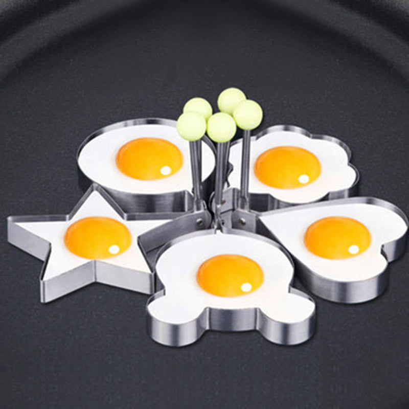 Thicken Creative Love-Shaped Stainless Steel Fried Egg Mold
