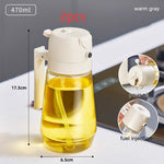 2-in-1 Oil Sprayer & Pour Bottle – Smart, Stylish, and Healthy Cooking!