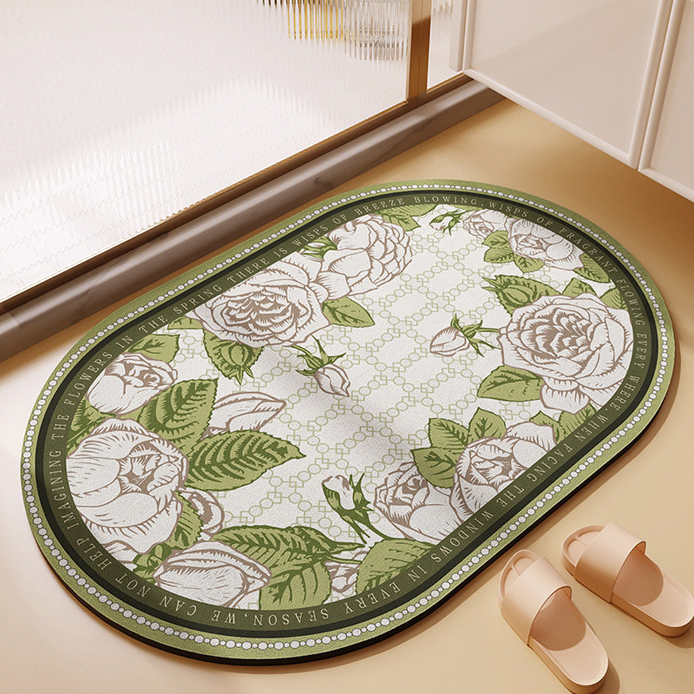 Absorbent Diatom Ooze Soft Cushion Foot Mat – Quick-Drying & Stylish Comfort