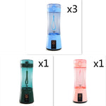 Blend Anywhere, Anytime with the Portable USB Rechargeable Blender!
