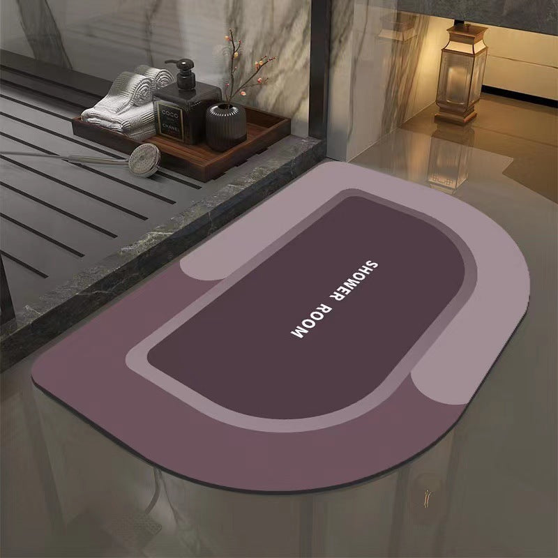 Absorbent Diatom Ooze Soft Cushion Foot Mat – Quick-Drying & Stylish Comfort