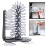 2-in-1 Cup Scrubber & Glass Cleaner - 360° Cleaning Brush