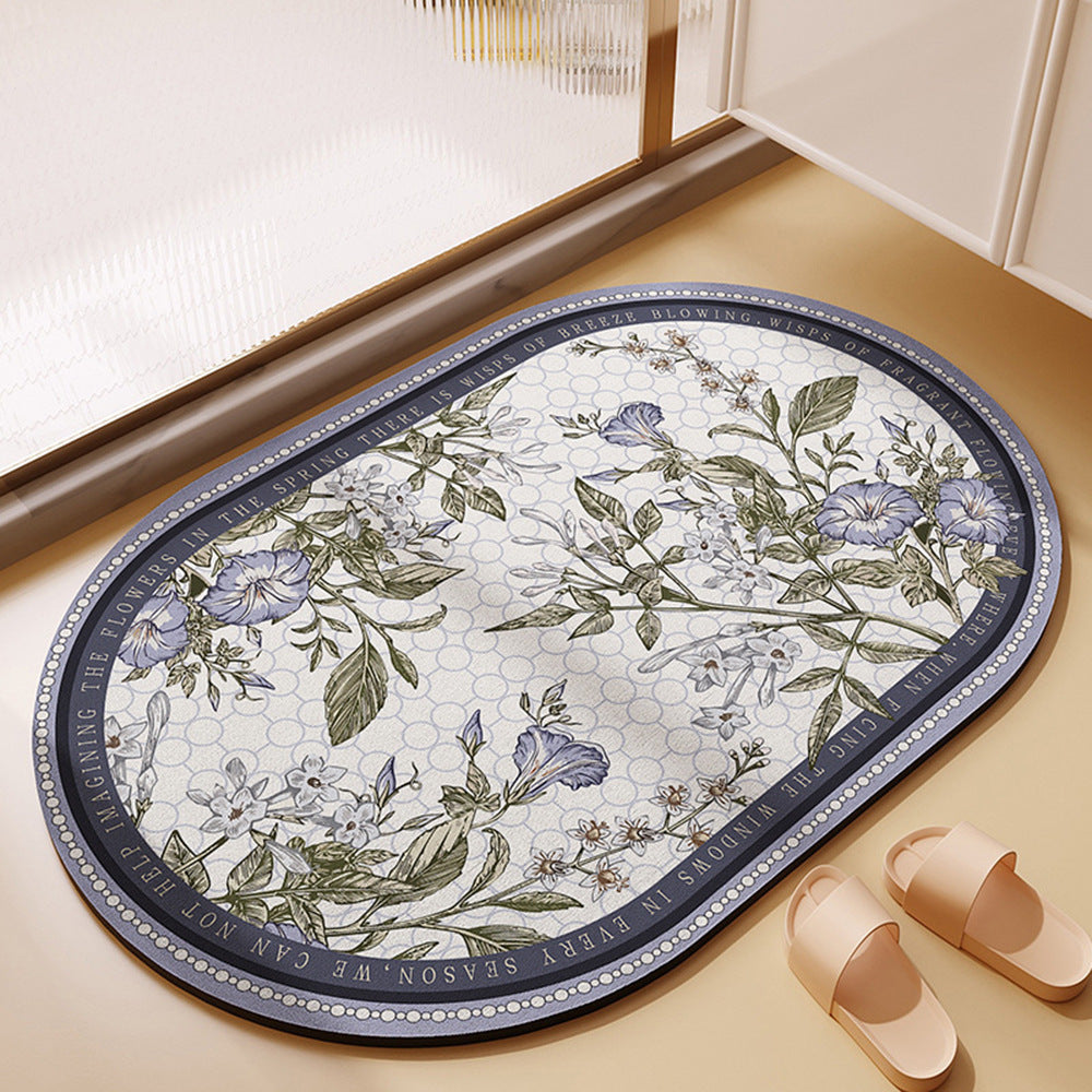 Absorbent Diatom Ooze Soft Cushion Foot Mat – Quick-Drying & Stylish Comfort
