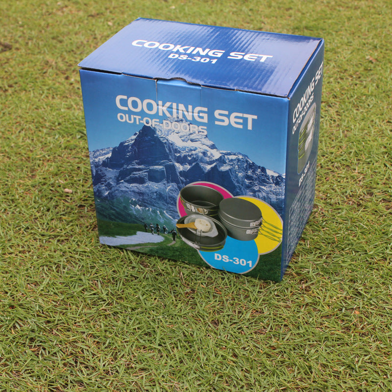 Non-Stick Pot, Pan & Bowl for 2-3 People