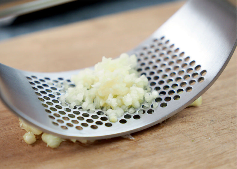 Upgraded Stainless Steel Garlic Press Squeezer – Manual GarlicTools Kitchen Gadgets