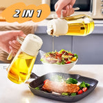 2-in-1 Oil Sprayer & Pour Bottle – Smart, Stylish, and Healthy Cooking!