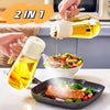 2-in-1 Oil Sprayer & Pour Bottle – Smart, Stylish, and Healthy Cooking!