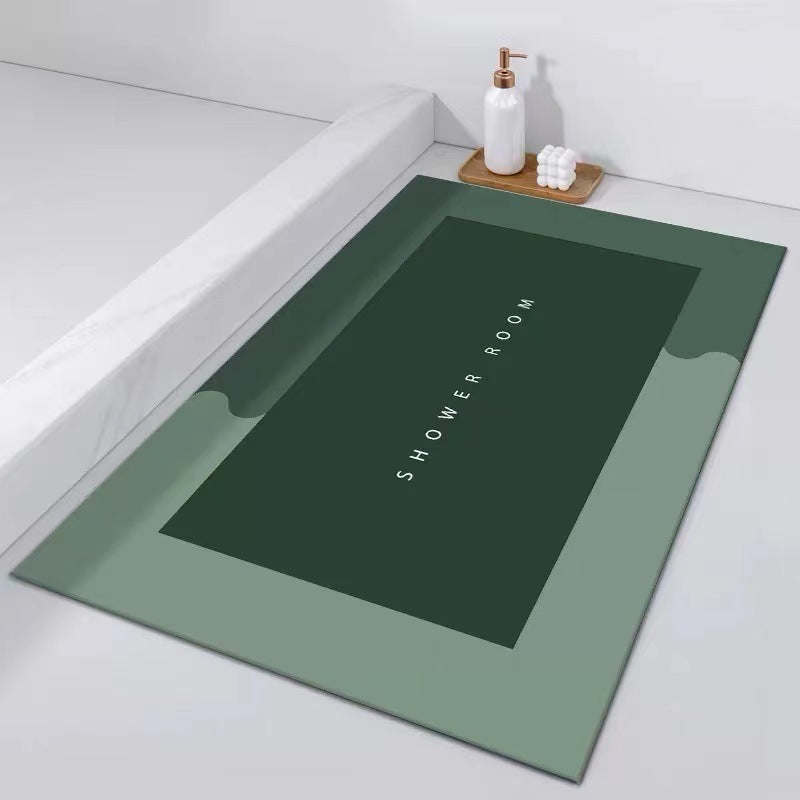 Absorbent Diatom Ooze Soft Cushion Foot Mat – Quick-Drying & Stylish Comfort