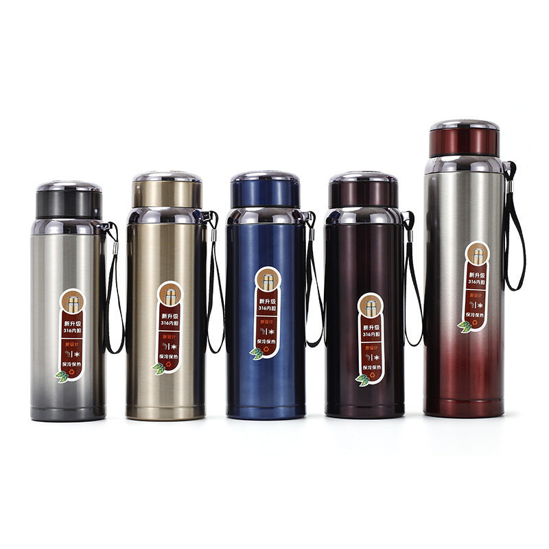 Portable Stainless Steel Vacuum Cup with Handle