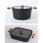 Ceramic Non-Stick Stew Pot - Multi-Functional Hot Pot with Lid