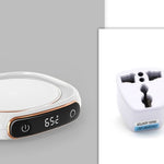Electric Heating Coaster Pad with Constant Temperature Control for Tea, Coffee, Milk & Desktop Use