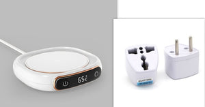 Electric Heating Coaster Pad with Constant Temperature Control for Tea, Coffee, Milk & Desktop Use