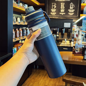 Large Capacity Stainless Steel Vacuum Flask – 750ml Portable Thermal Travel Mug
