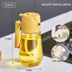 2-in-1 Oil Sprayer & Pour Bottle – Smart, Stylish, and Healthy Cooking!