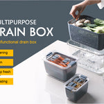 Maximize Freshness & Space with the Large Capacity Refrigerator Storage Box!
