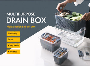 Maximize Freshness & Space with the Large Capacity Refrigerator Storage Box!