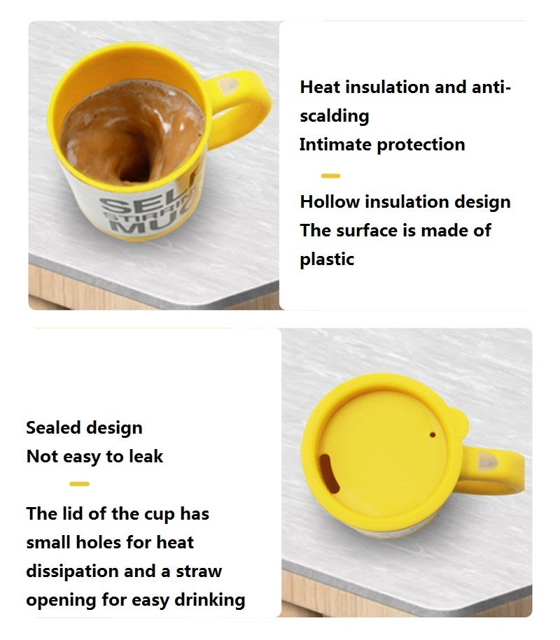 The Future of Drinking is Here – Automatic Self-Stirring 304 Stainless Steel Mug!