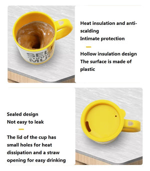 The Future of Drinking is Here – Automatic Self-Stirring 304 Stainless Steel Mug!