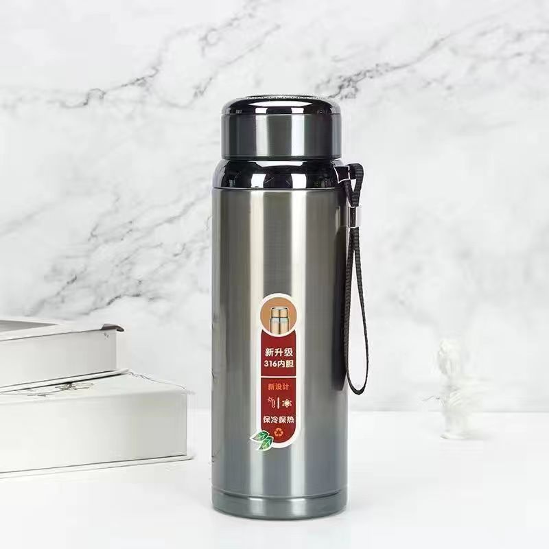 Portable Stainless Steel Vacuum Cup with Handle