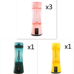 Blend Anywhere, Anytime with the Portable USB Rechargeable Blender!
